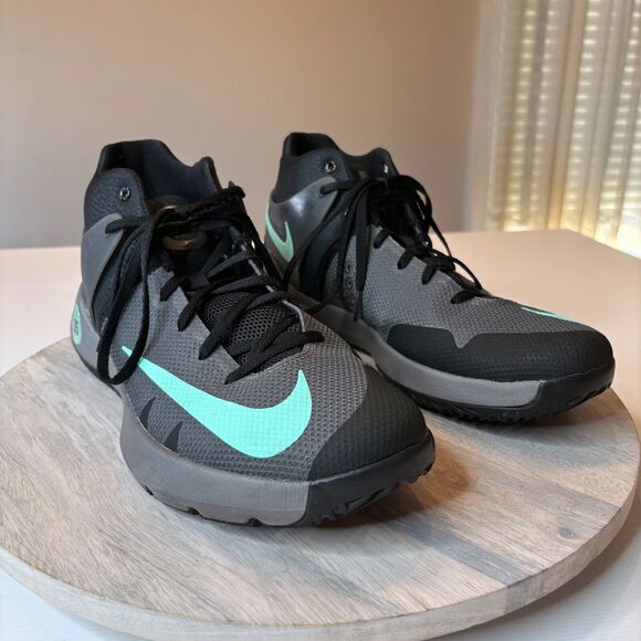Nike Men's Kevin Durant KD Trey 5 VI Grey Green Glow Size Sneakers US Size 11.5 - Picture 1 of 12